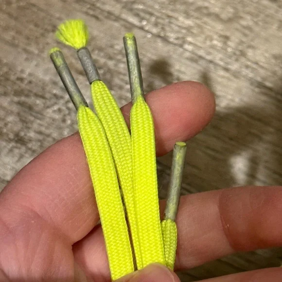 Asics Bright Yellow Sneakers with Pink and Blue Accents - Picture 7 of 10